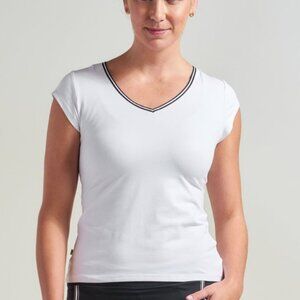 L'Oeuf Poché Women's Baseline V-Neck Tee - XS